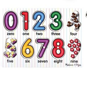 Melissa & Doug Lift & See Number Puzzle